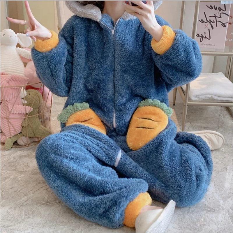 BunnyHaven Plush Onesie - ZooFeet