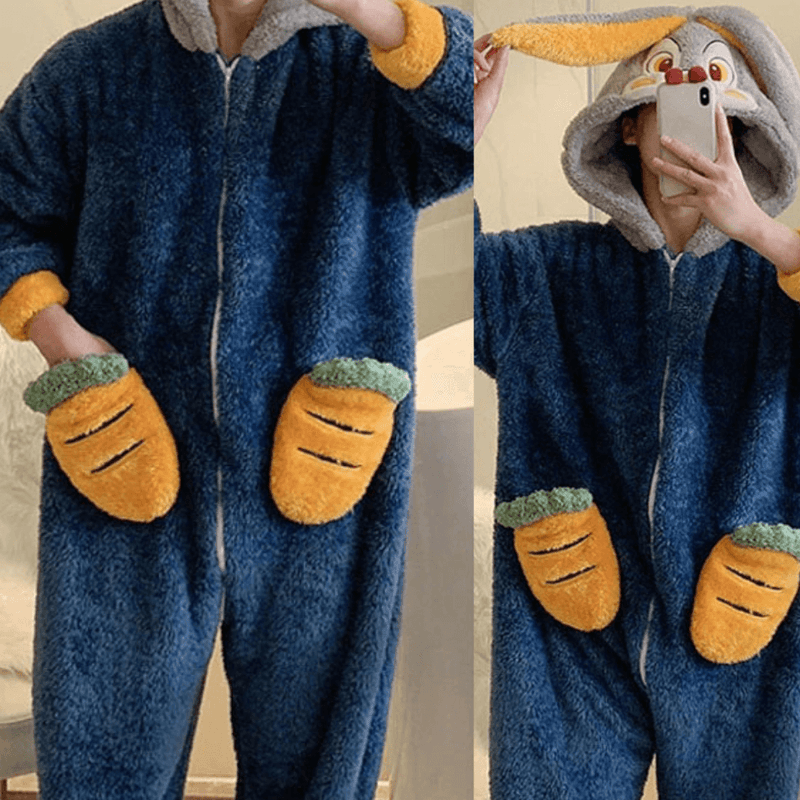 BunnyHaven Plush Onesie - ZooFeet