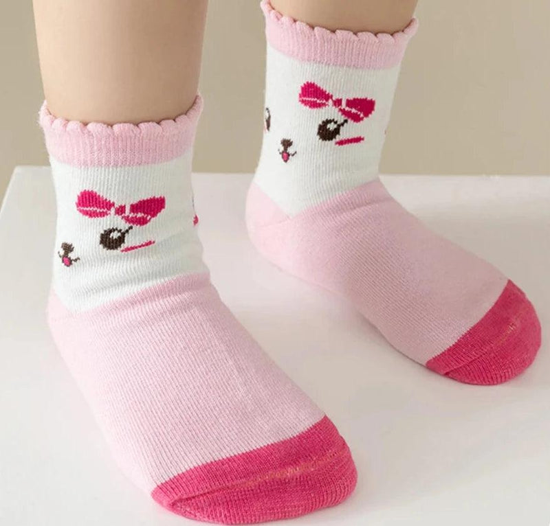 Bunny Friends Kids Socks – 5 Pairs - ZooFeet