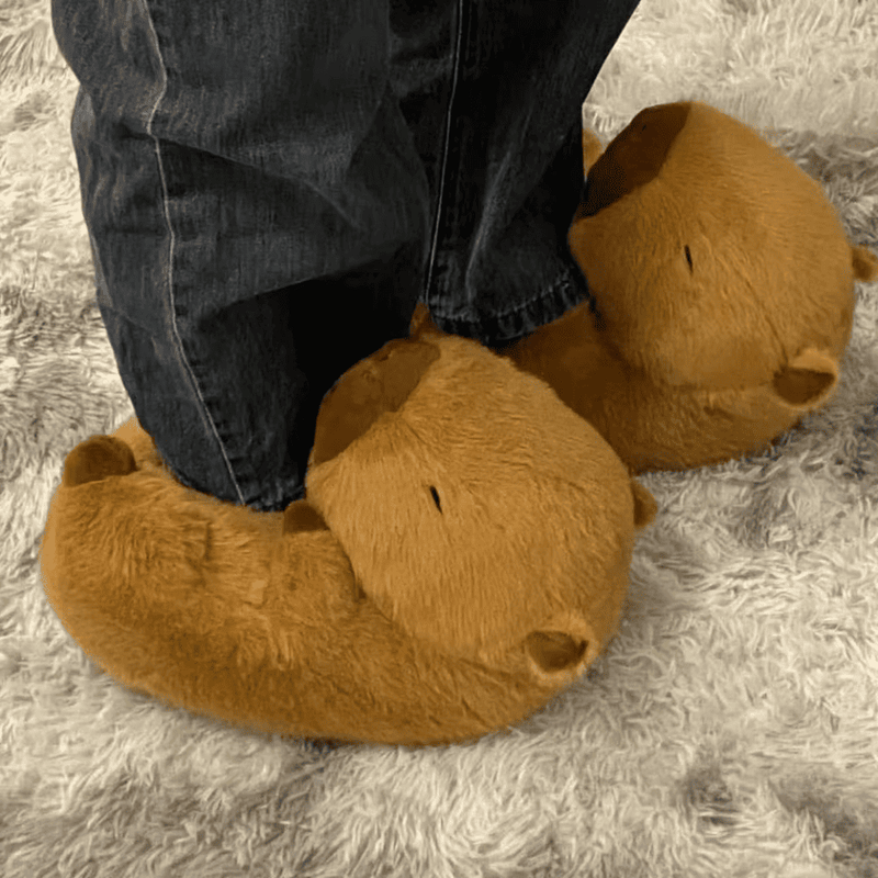 Capybara Charm: Slippers & Loafers