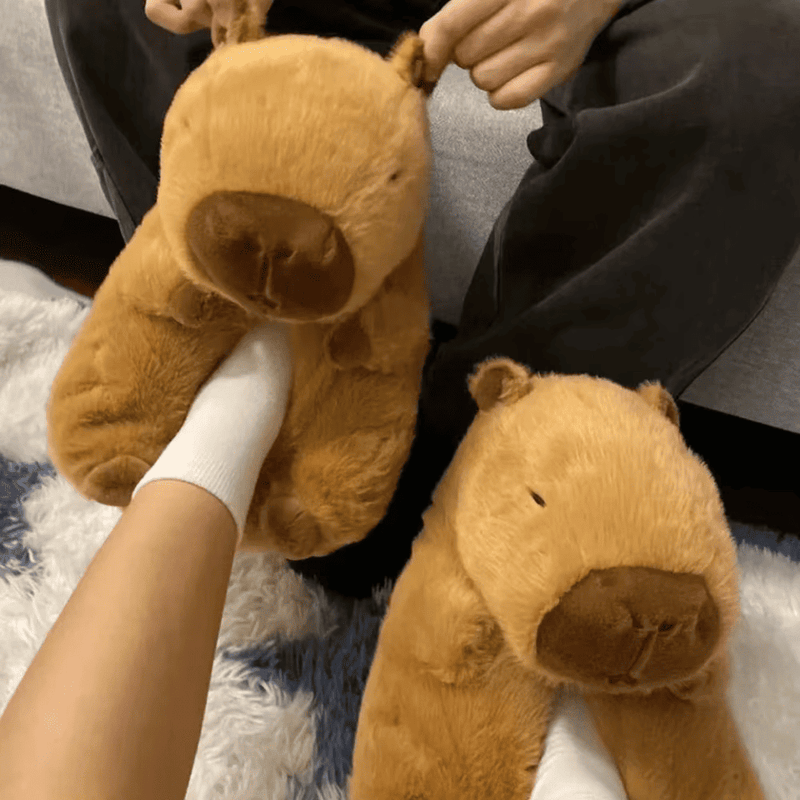 Capybara Charm: Slippers & Loafers