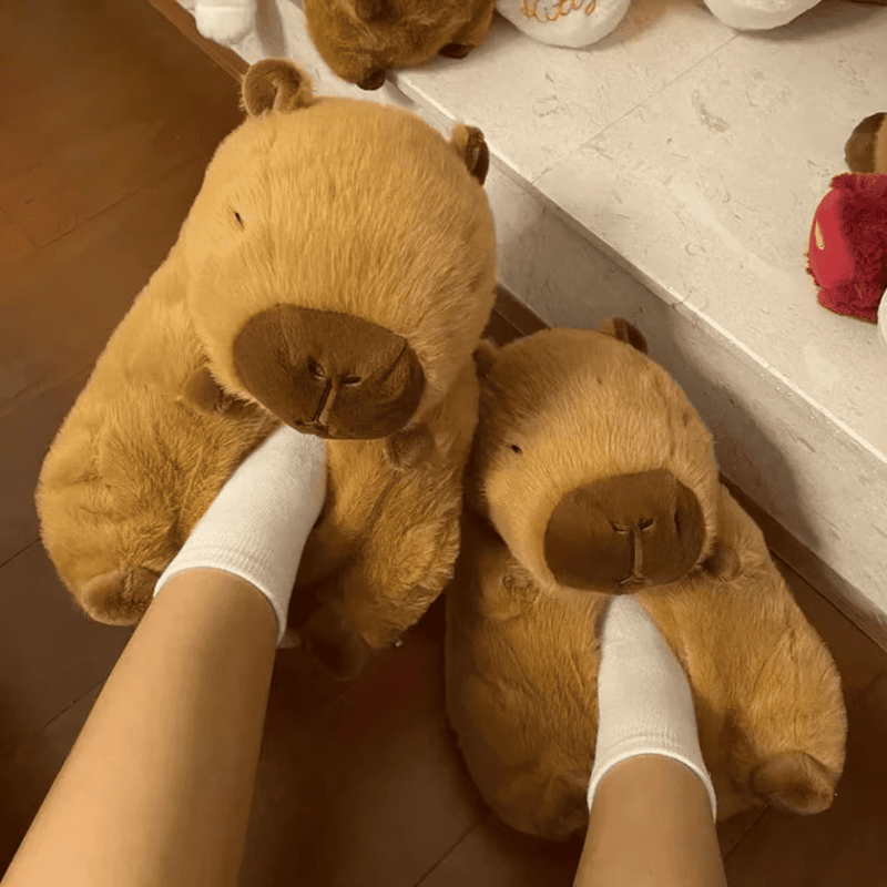 Capybara Charm: Slippers & Loafers