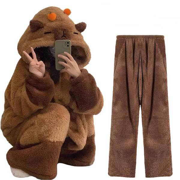 Capybara Comfort Onesie - ZooFeet