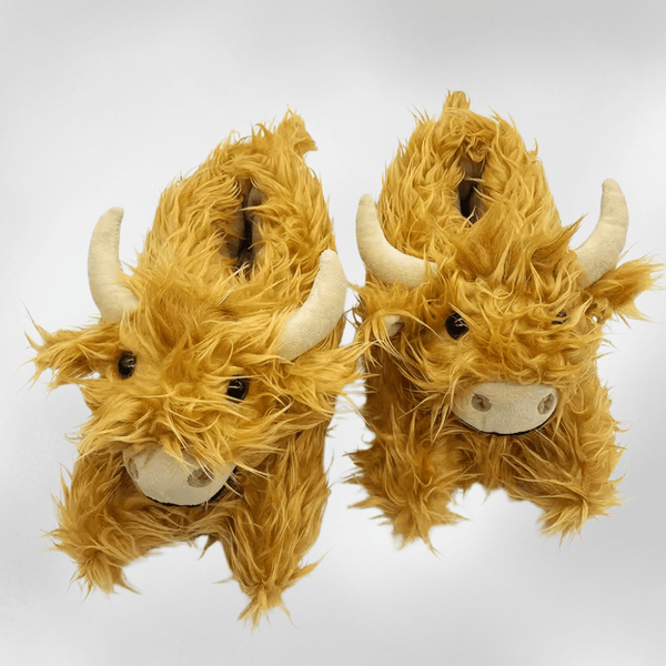 CozyHigh Highland Cow Slippers - ZooFeet