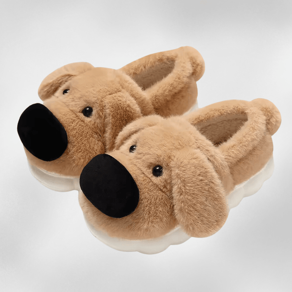 CozyPaws Dog Plush Slippers - ZooFeet