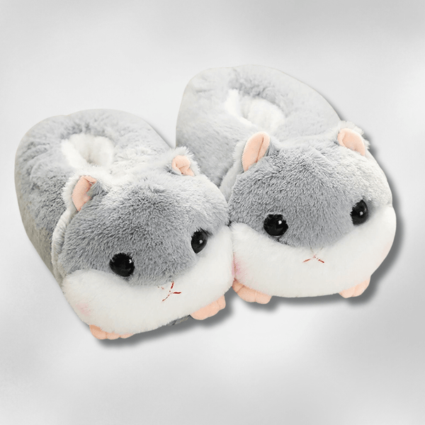 Cozy Hamster Hug Slippers - ZooFeet