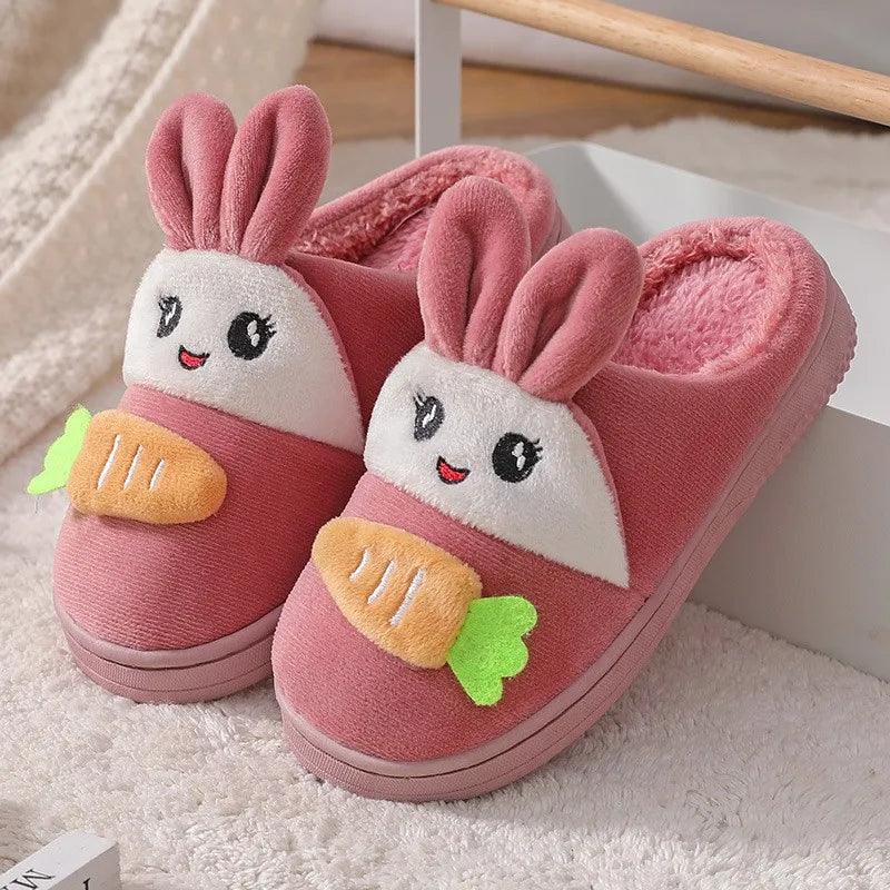 Cozy Rabbit Kids Slippers - ZooFeet