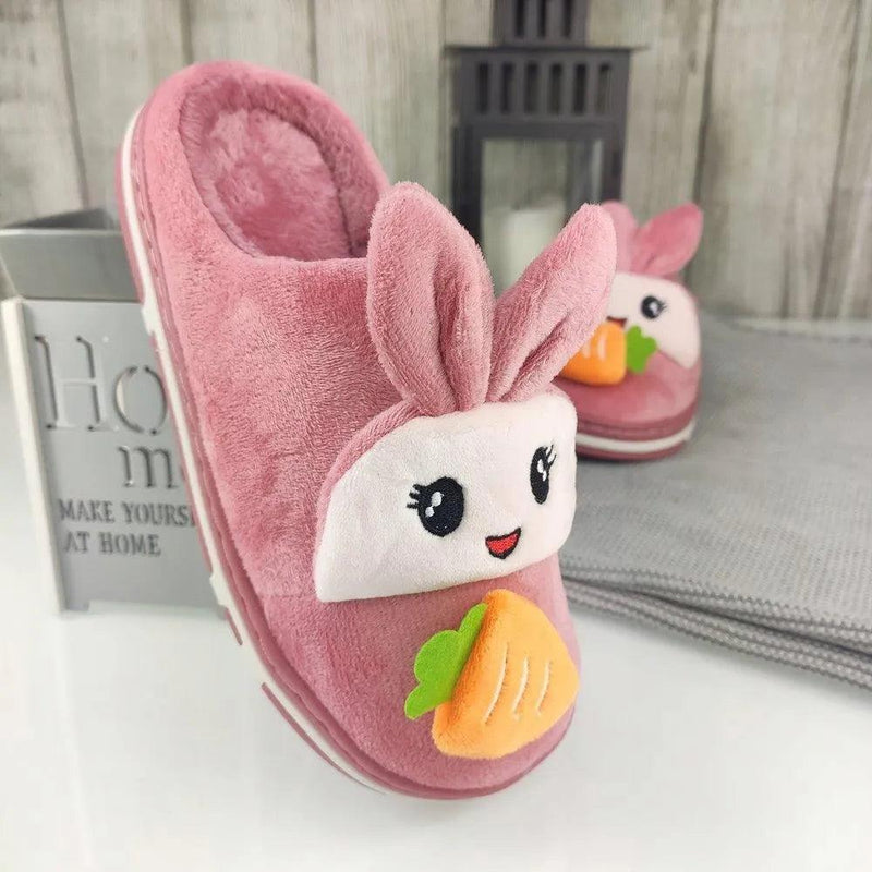 Cozy Rabbit Kids Slippers - ZooFeet