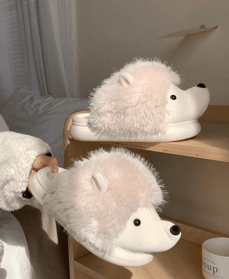 HedgeHug Plush Slippers - ZooFeet