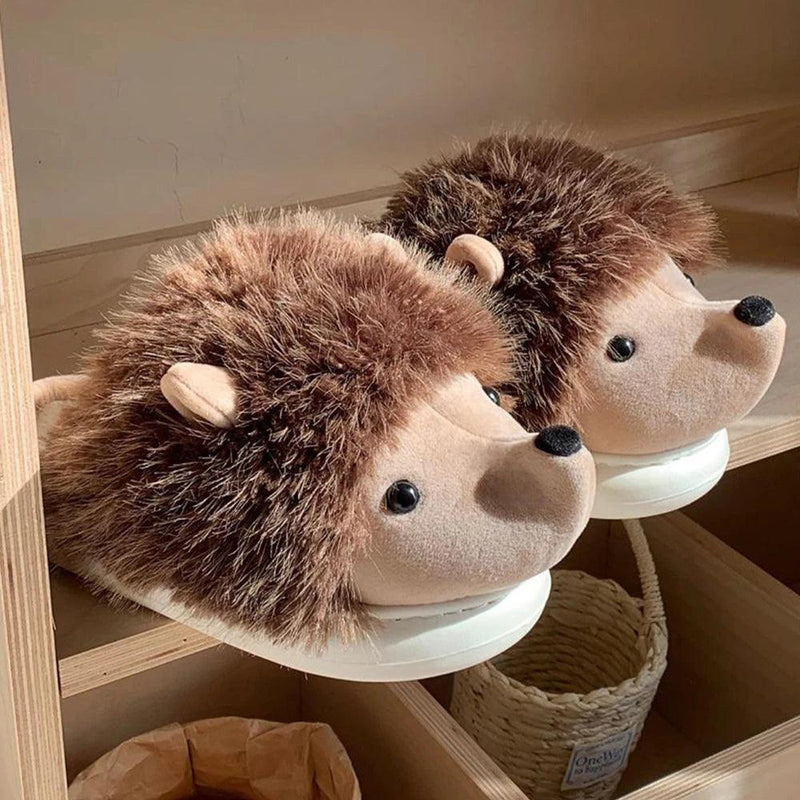 HedgeHug Plush Slippers - ZooFeet