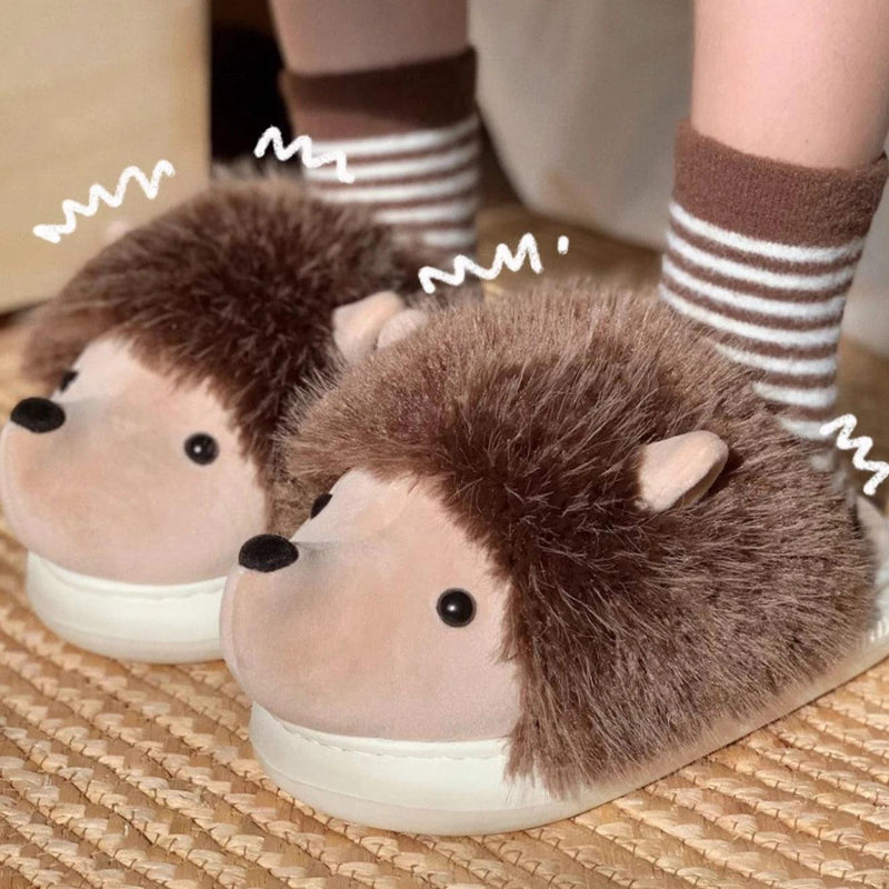 HedgeHug Plush Slippers - ZooFeet