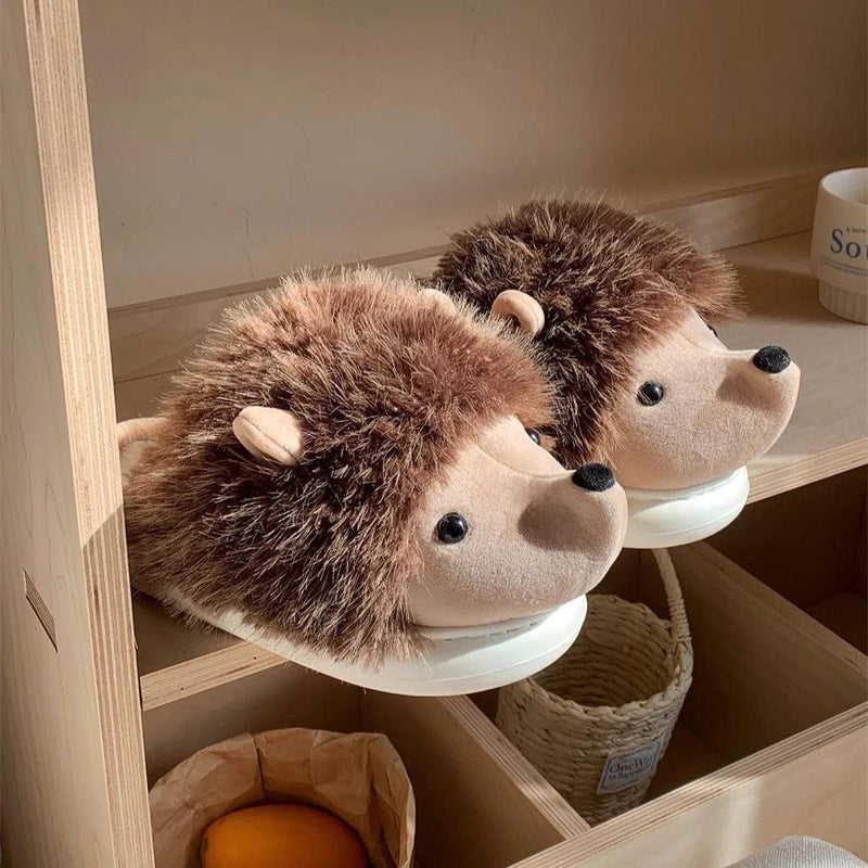 HedgeHug Plush Slippers - ZooFeet