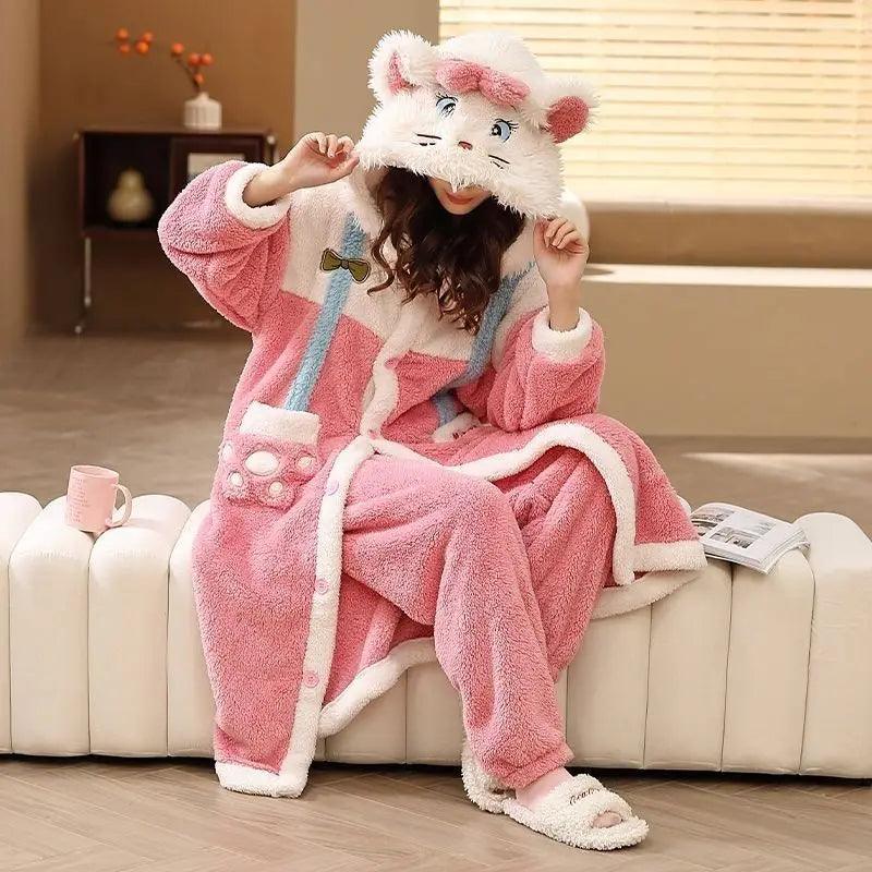 Pink Purrfection Onesie - ZooFeet