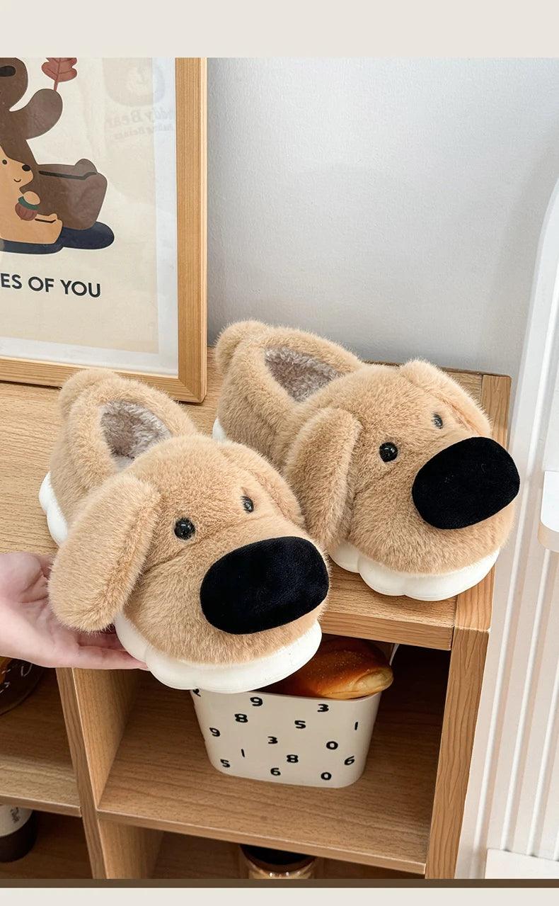 CozyPaws Dog Plush Slippers - ZooFeet