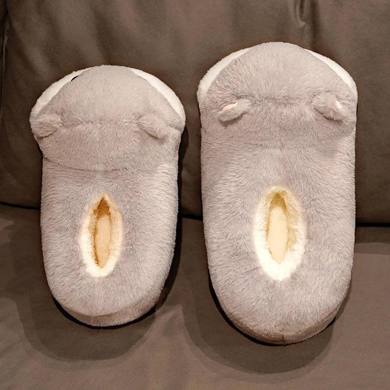 Cozy Hamster Hug Slippers - ZooFeet