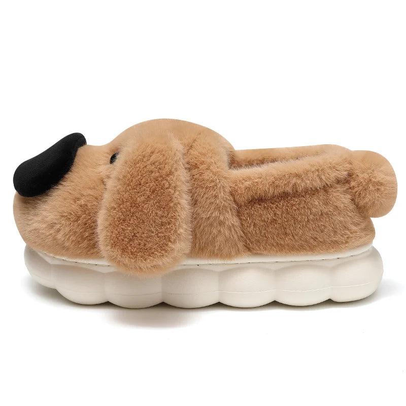 CozyPaws Dog Plush Slippers - ZooFeet