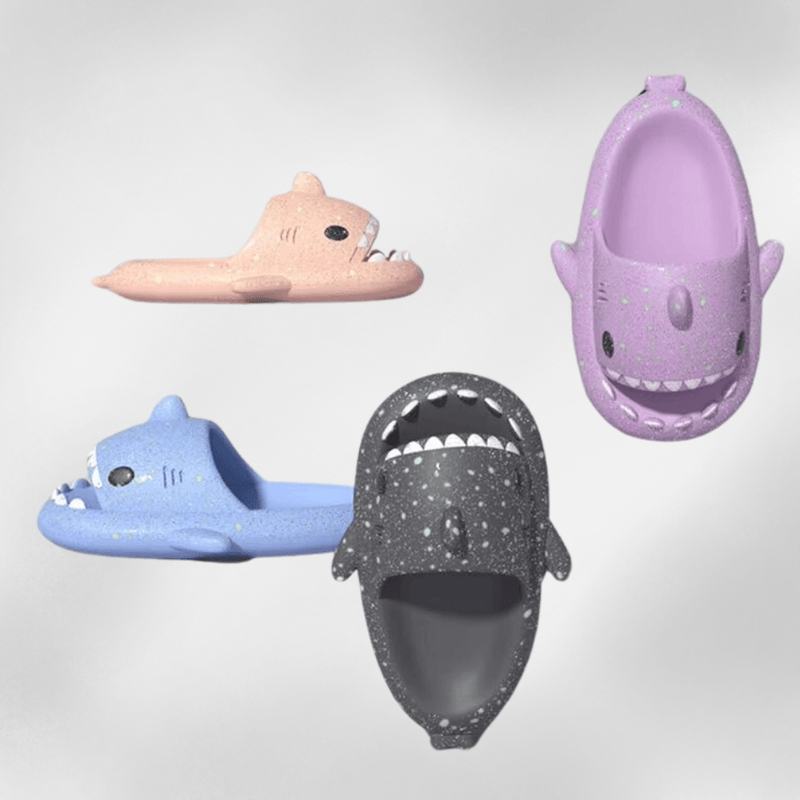 Shark Glow Slides - ZooFeet