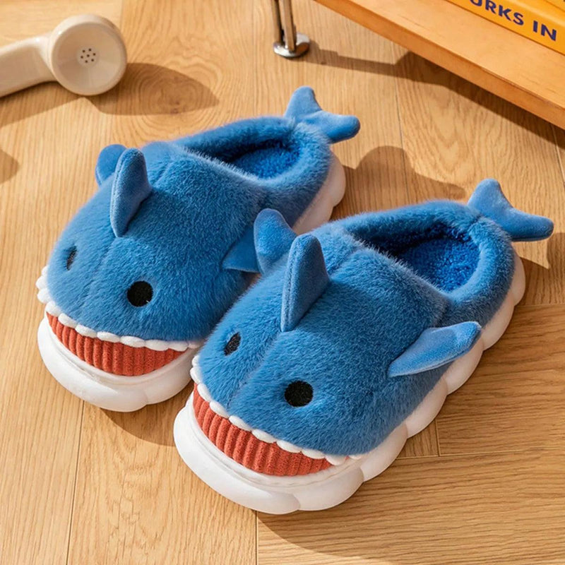 SnuggleShark Plush Slippers - ZooFeet