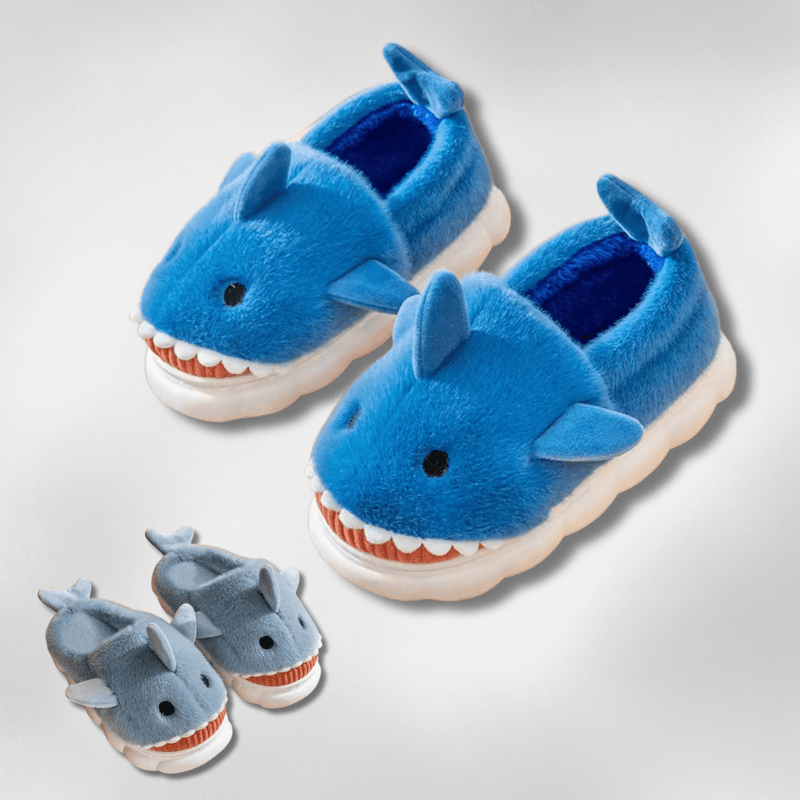 SnuggleShark Plush Slippers - ZooFeet