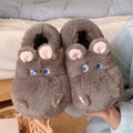 Snuggle Hippo Plush Slippers - ZooFeet